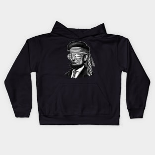 Abraham Lincoln portrait American flag Kids Hoodie